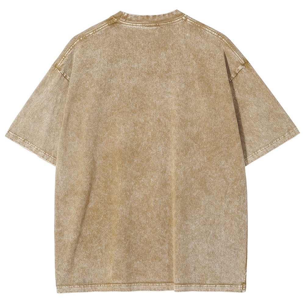 Go Hiking Vintage Snowflake Washed T-Shirt-moweekender