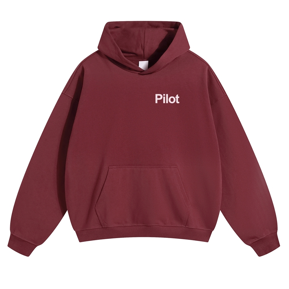Pilot Solid Color Hoodie-moweekender