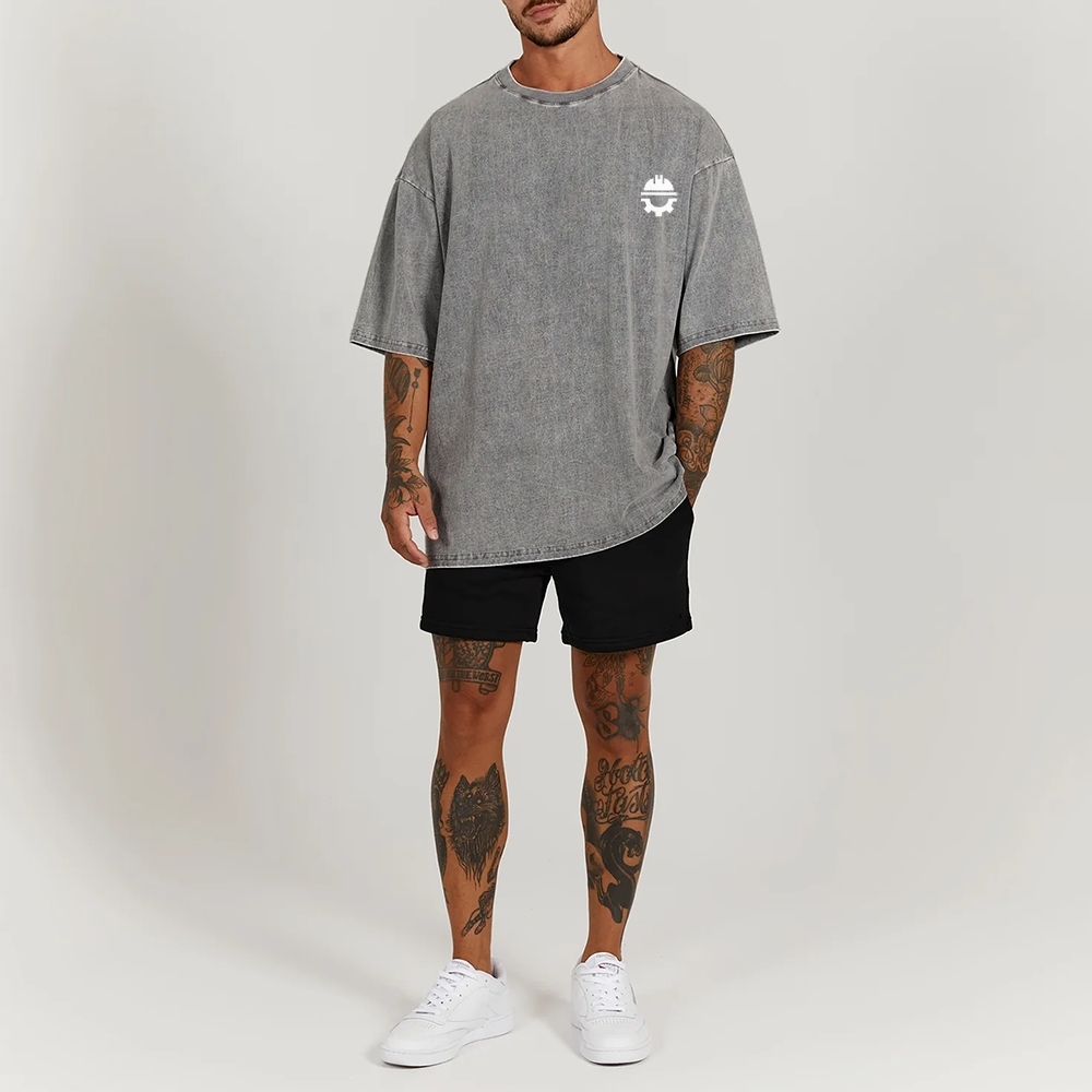 Civil Engineer Washed Vintage Short Sleeves T-Shirt-moweekender