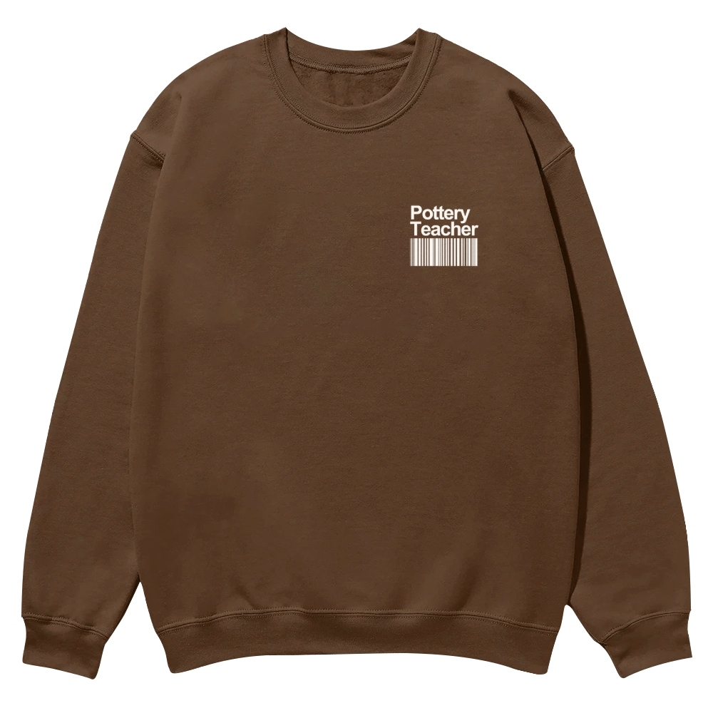 Pottery Teacher Casual Crewneck Sweatshirt-moweekender