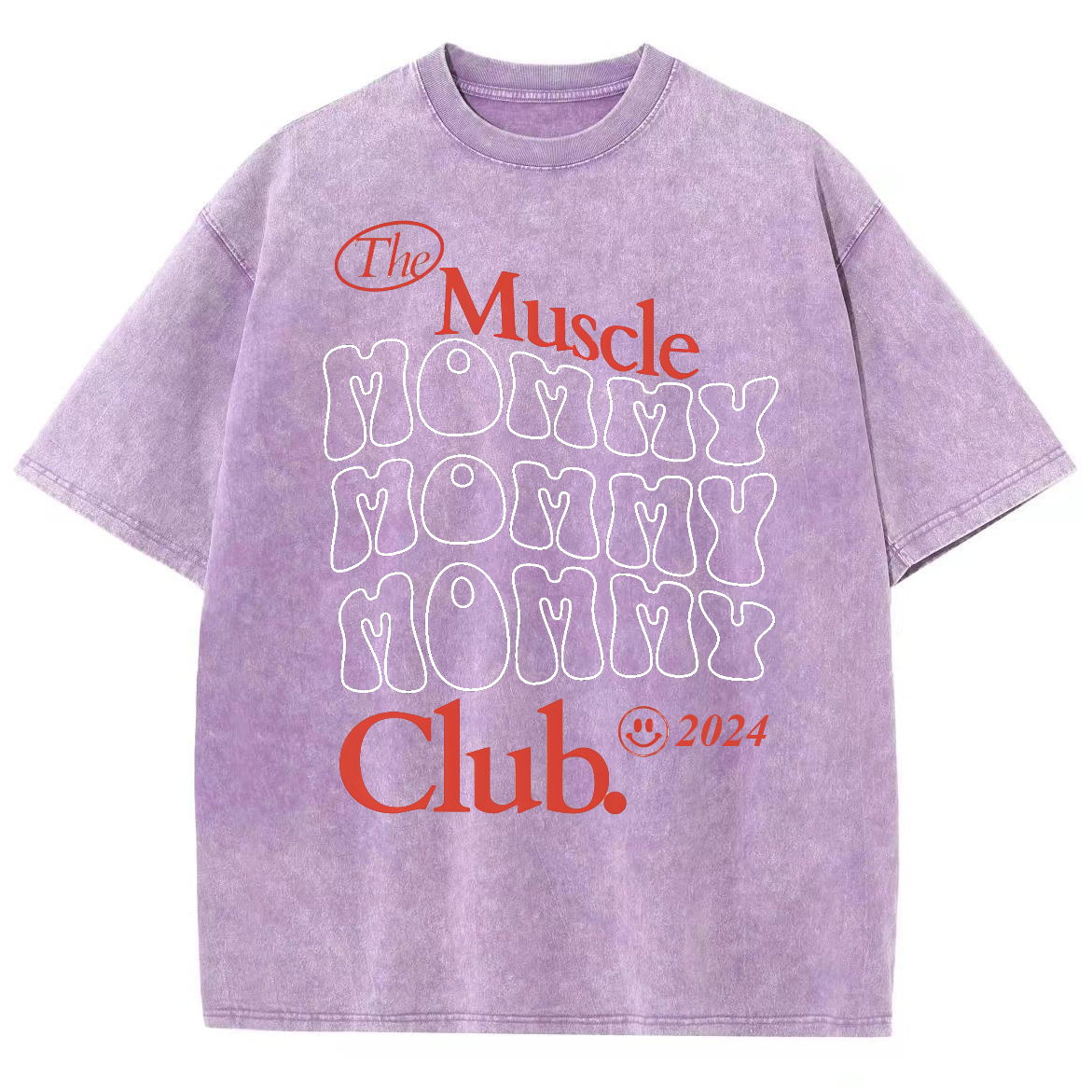 The Muscle Mommy Club Unisex Fit Washed Oversized T-Shirt-moweekender