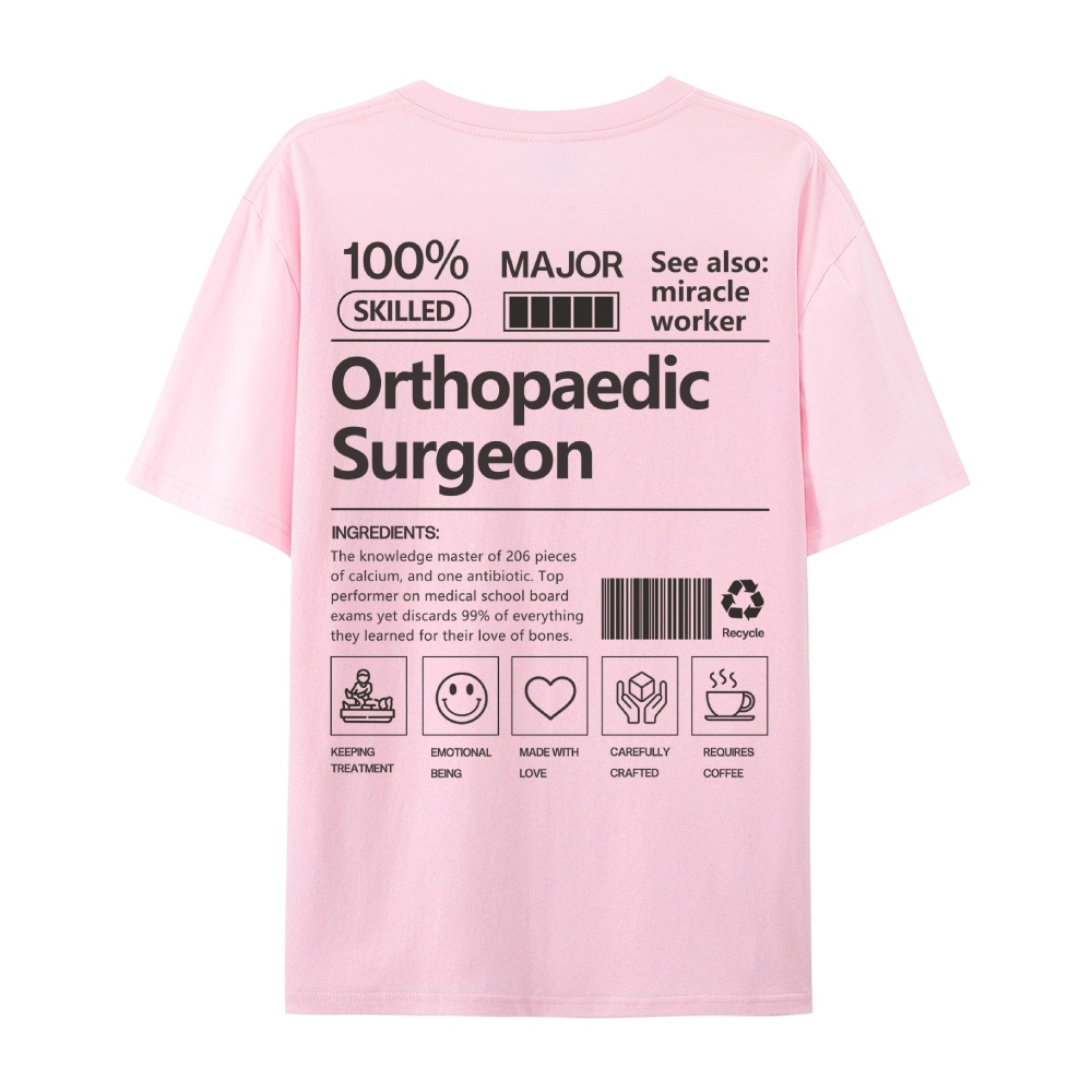Orthopaedic Surgeon Casual Short Sleeve T-Shirt-moweekender