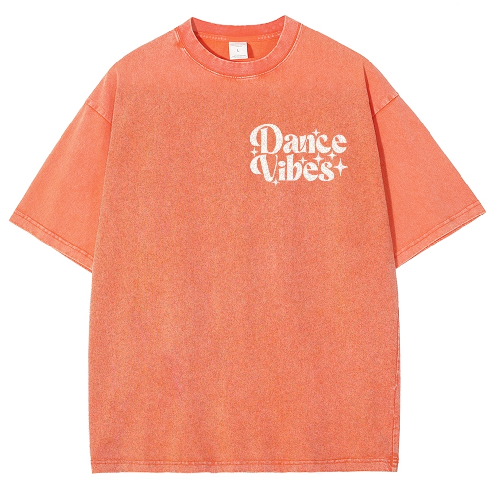 dance vibes Unisex Fit Washed T-Shirt-moweekender