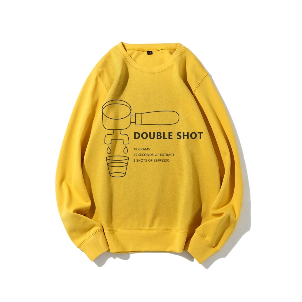 Double Shot Casual Crewneck Sweatshirt-moweekender