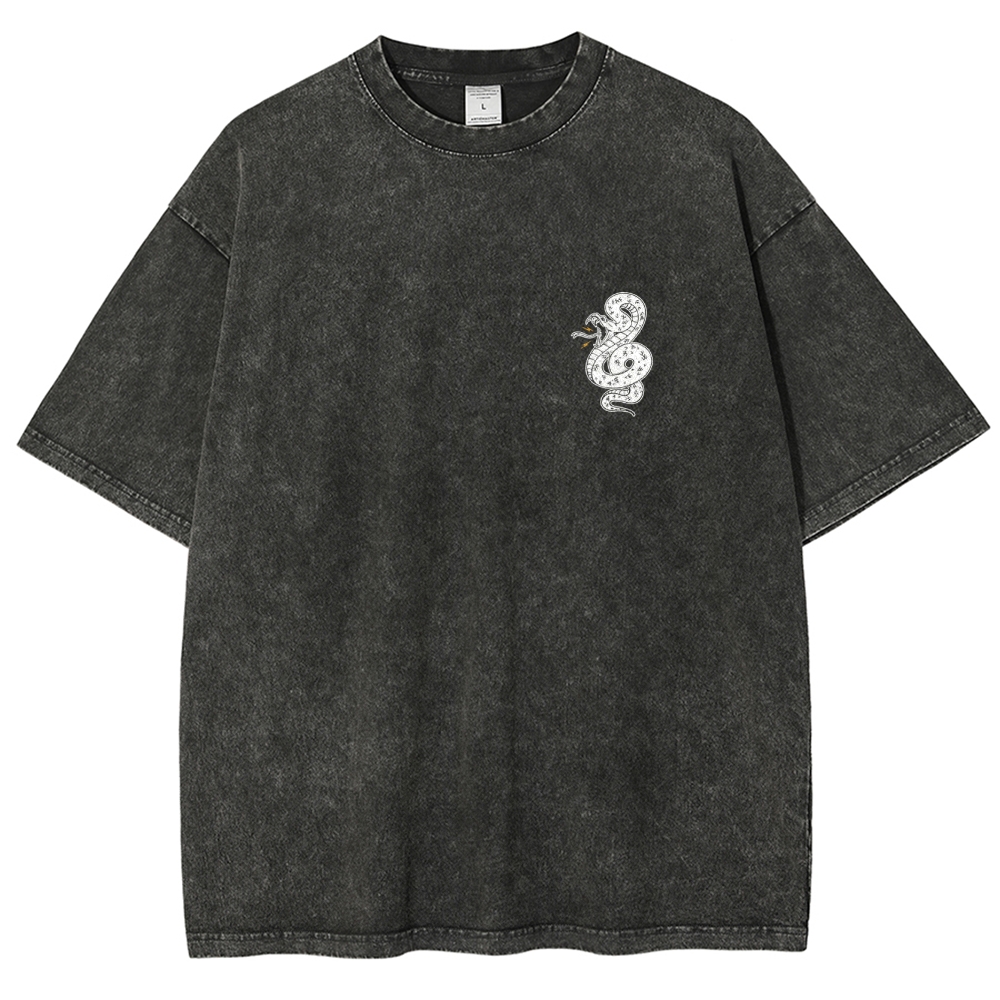 Long Live Rad Women Vintage Snowflake Washed T-Shirt-moweekender