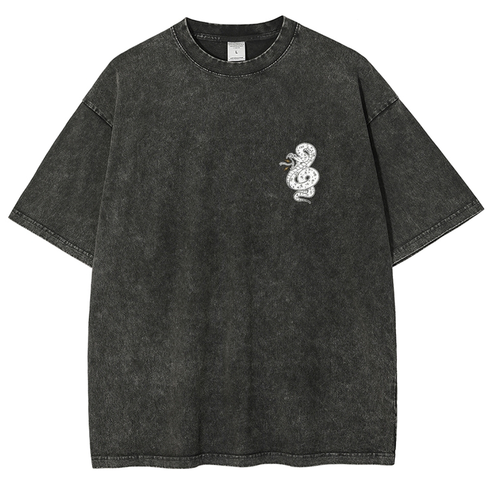 Long Live Rad Women Vintage Snowflake Washed T-Shirt-moweekender