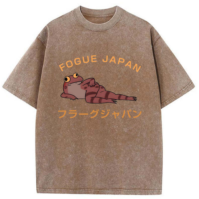 Fogue Funny Washed Vintage T-Shirt-moweekender