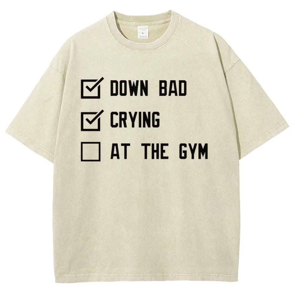 At The Gym Vintage Snowflake Washed T-Shirt-moweekender