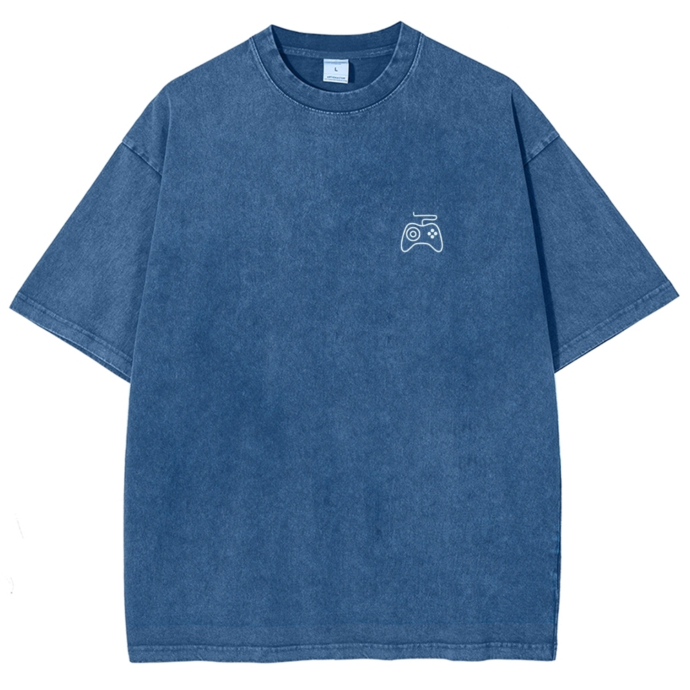 Gamer Unisex Fit Washed T-Shirt-moweekender