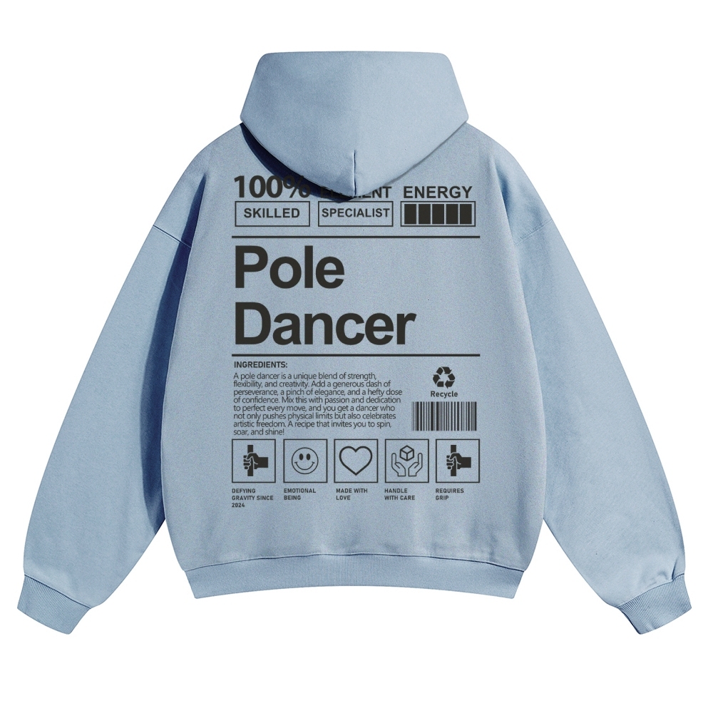 Pole Dancer Solid Color Hoodie