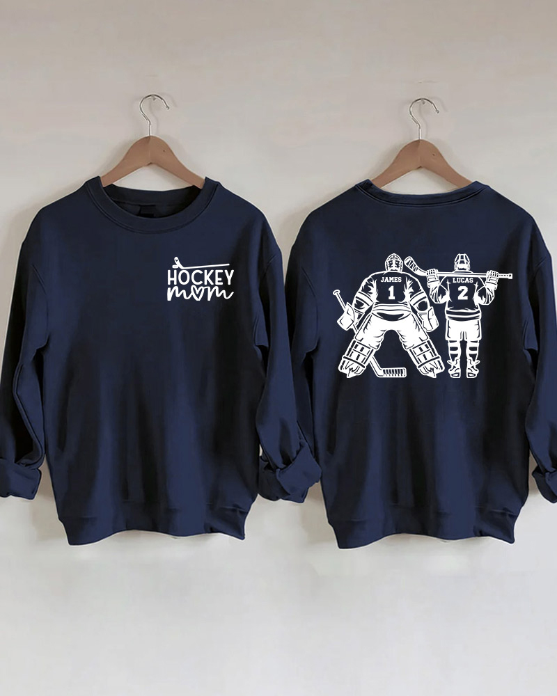 Hockey Player Printed Sweatshirt-moweekender