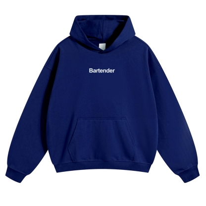 Bartender Unisex Casual Anime Print Hoodie-moweekender