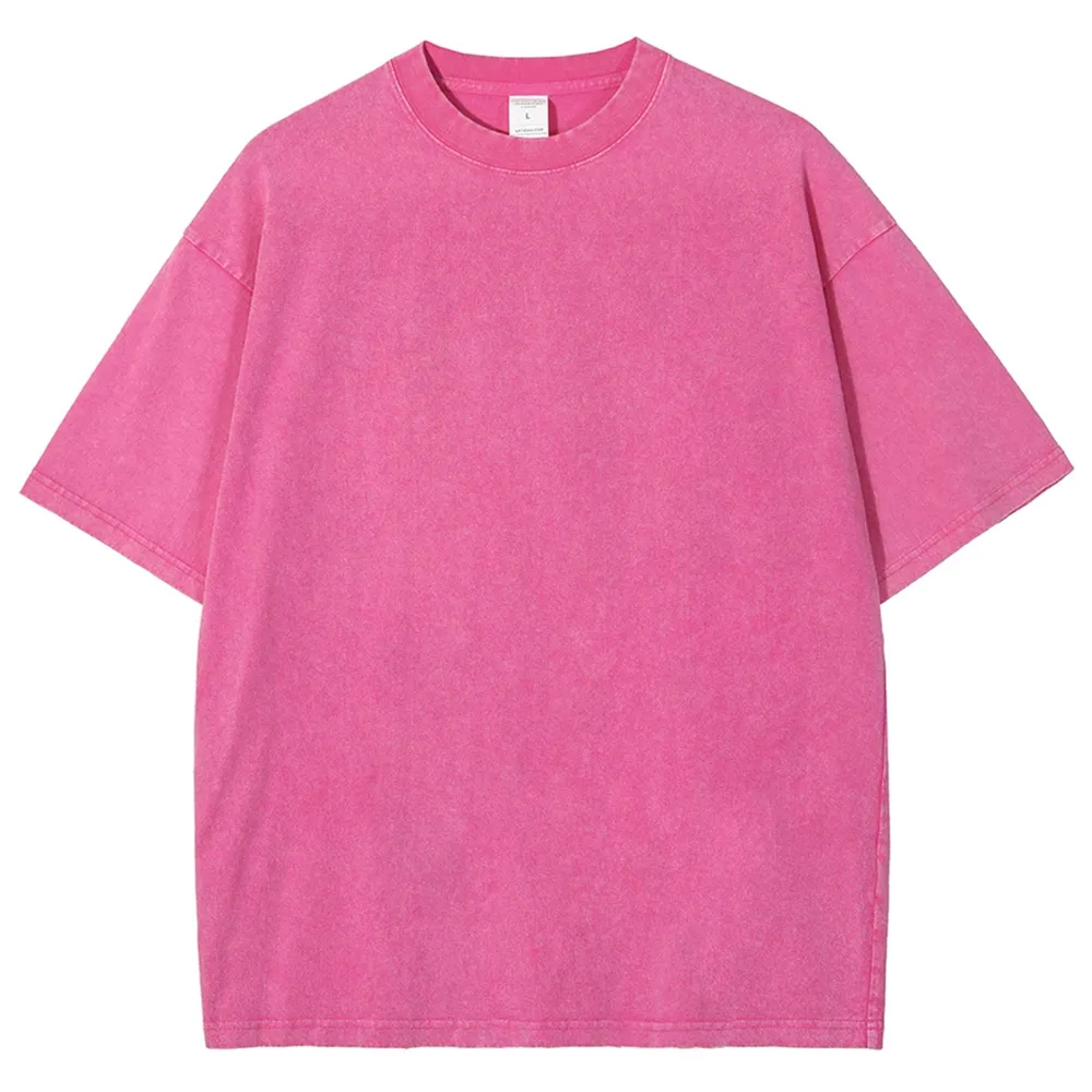 Dog Walker Pattern Washed Vintage Short Sleeves T-Shirt-moweekender
