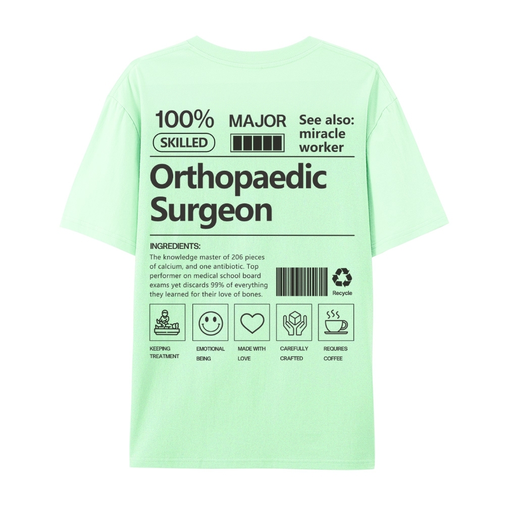 Orthopaedic Surgeon Casual Short Sleeve T-Shirt-moweekender