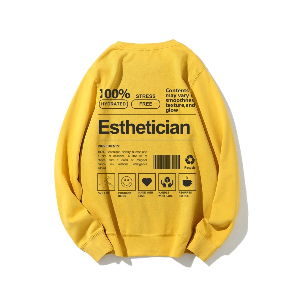 Esthetician Casual Crewneck Sweatshirt-moweekender