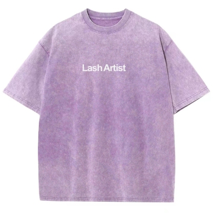 Lash Artist Unisex Fit Washed T-Shirt-moweekender