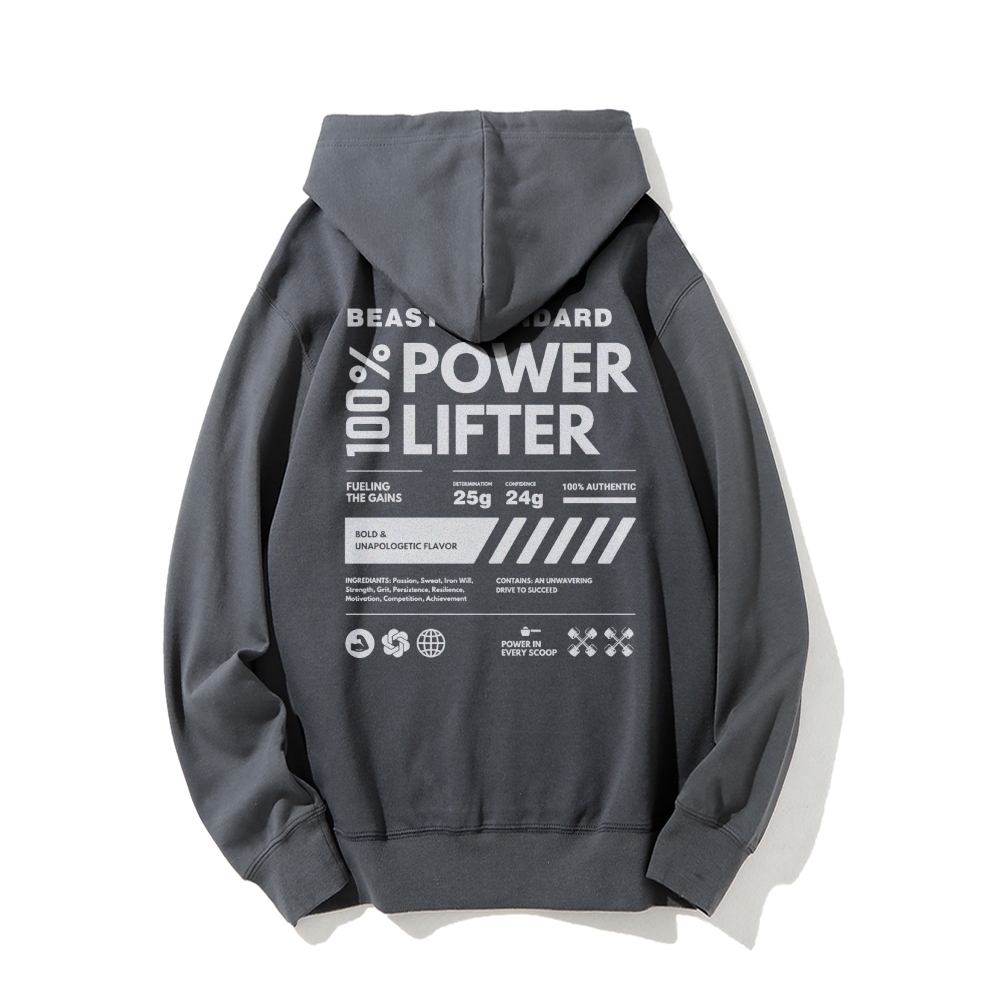 Power Lifter Casual Hoodie-moweekender