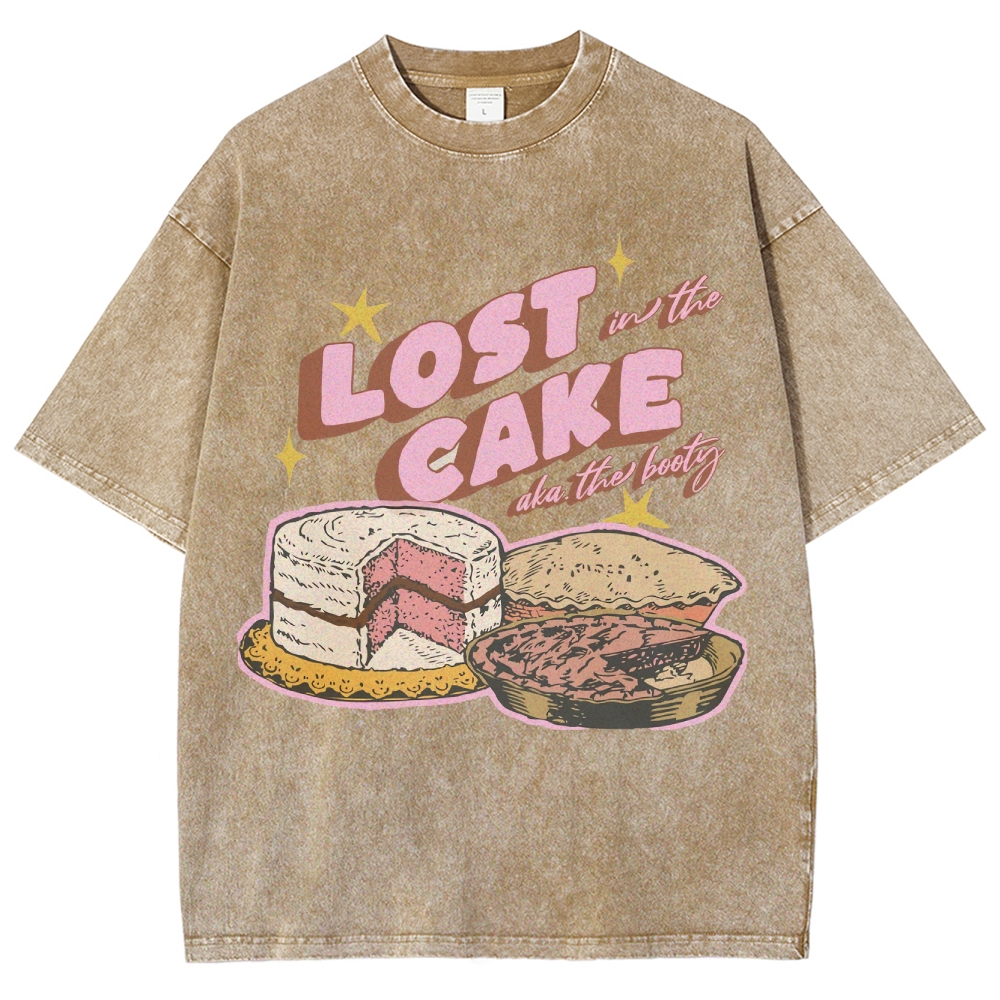 Lost in the Cake Vintage Snowflake Washed T-Shirt-moweekender