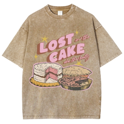 Lost in the Cake Vintage Snowflake Washed T-Shirt-moweekender