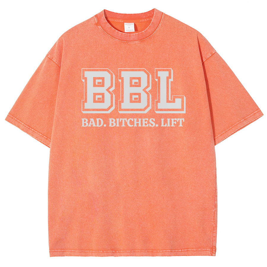 BBL Unisex Fit Washed Oversized T-Shirt-moweekender