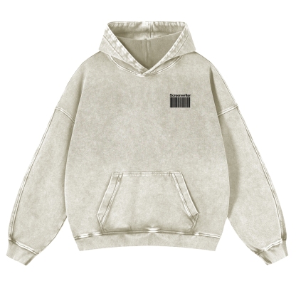 Screenwriter Printed Vintage Washed Hoodie-moweekender