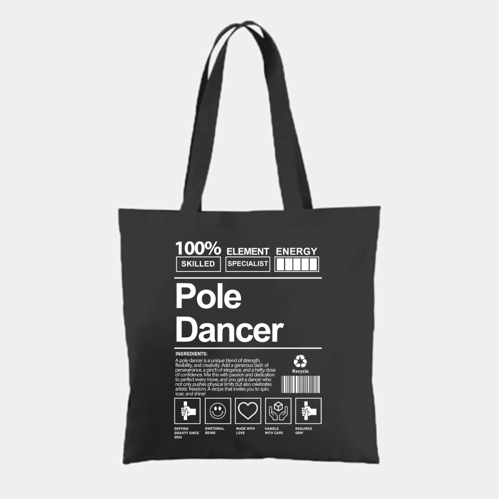 Pole Dancer Tote Bag-moweekender