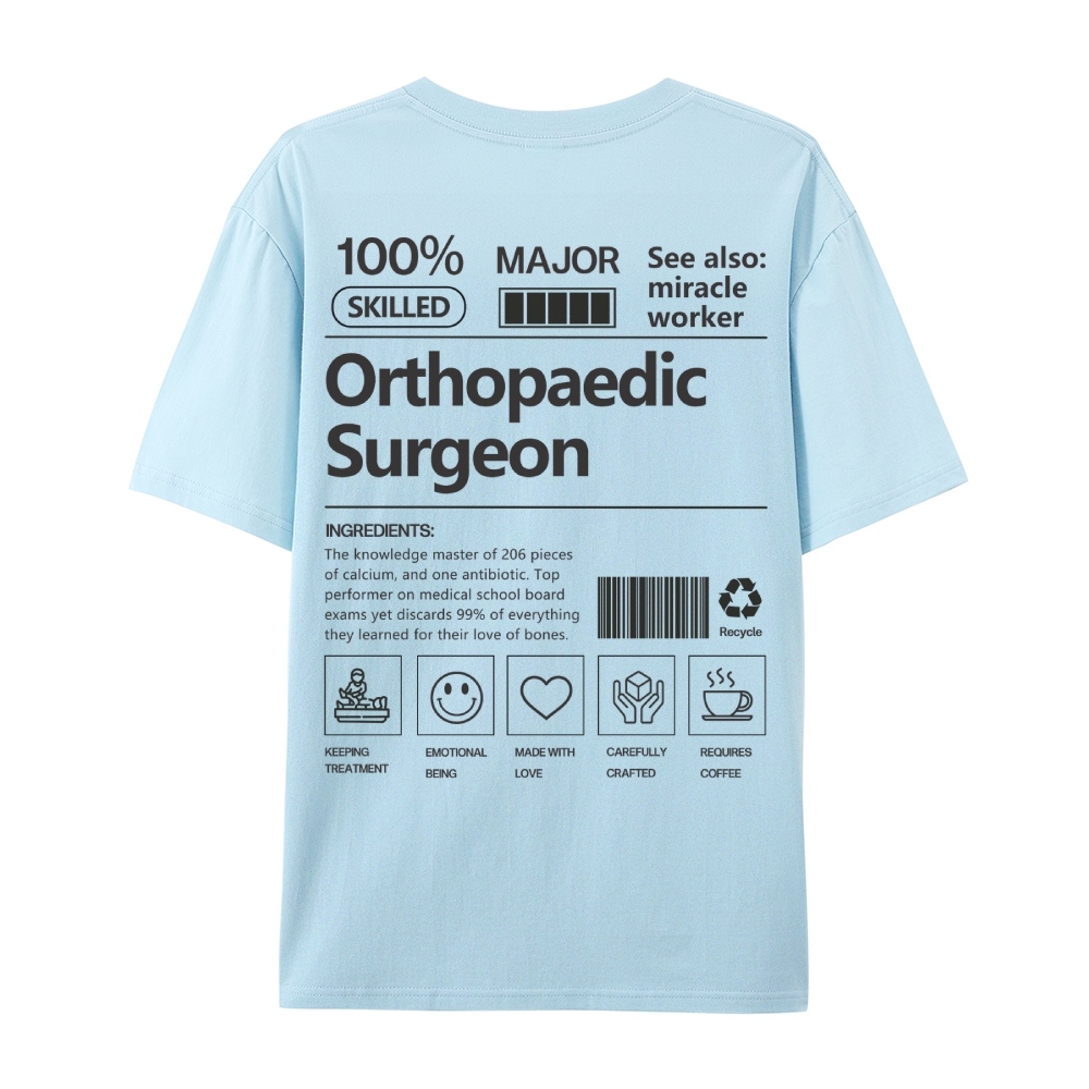 Orthopaedic Surgeon Casual Short Sleeve T-Shirt-moweekender