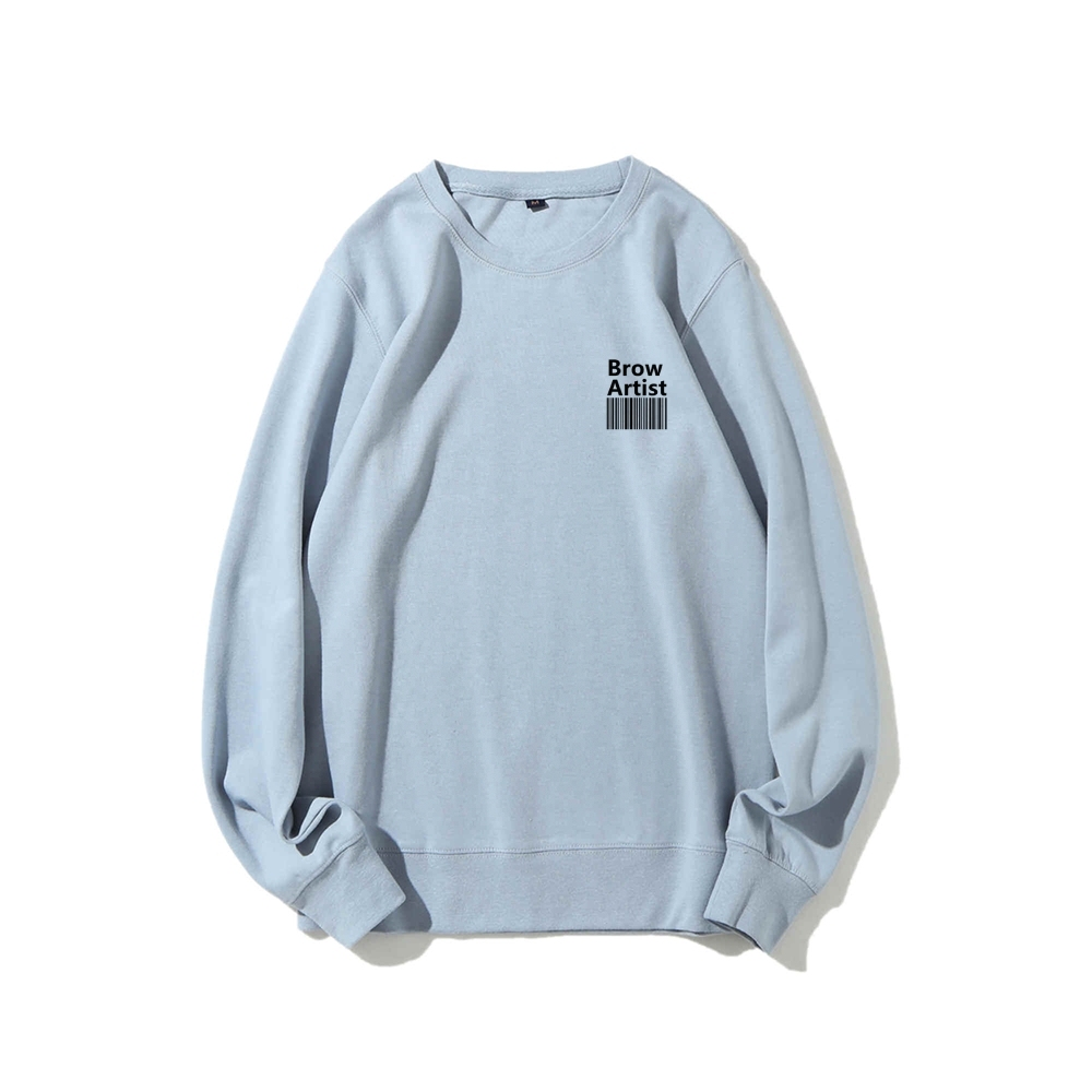 Brow Artist Casual Crewneck Sweatshirt-moweekender