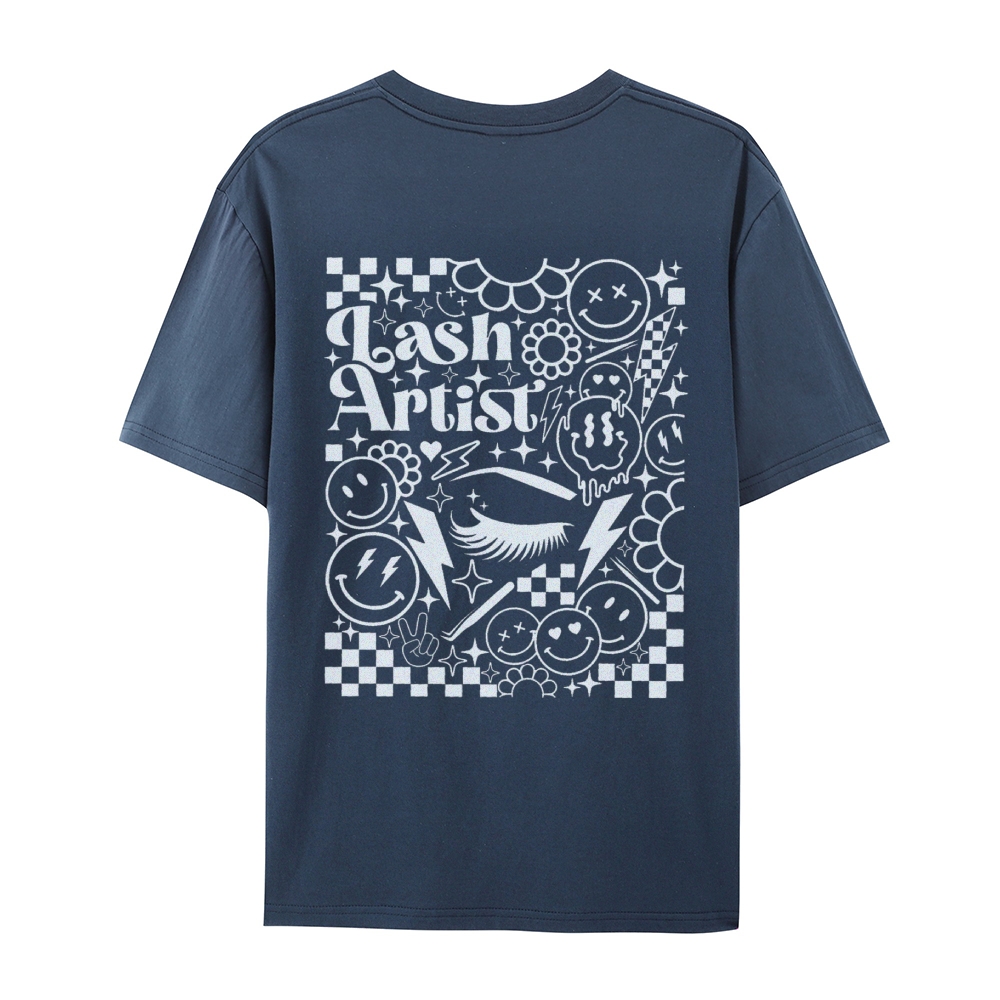 Lash Artist Casual Short Sleeve T-Shirt-moweekender