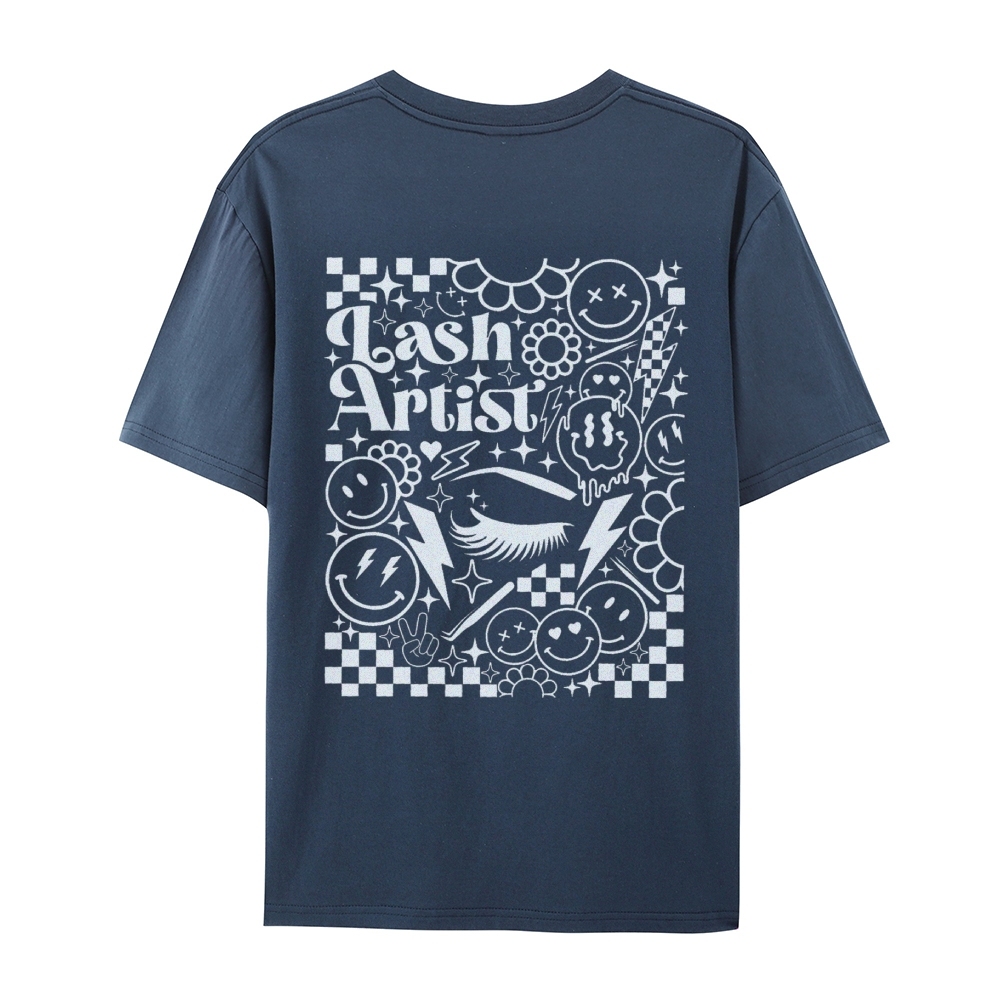 Lash Artist Casual Short Sleeve T-Shirt-moweekender