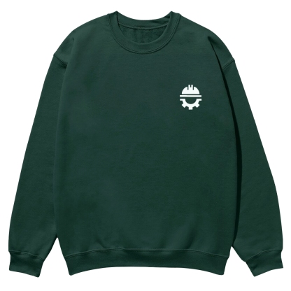 Civil Engineer Pattern Crew Neck Sweatshirt-moweekender