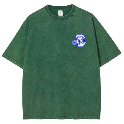 I'm Boring Baby Unisex Fit Washed Oversized T-Shirt-moweekender