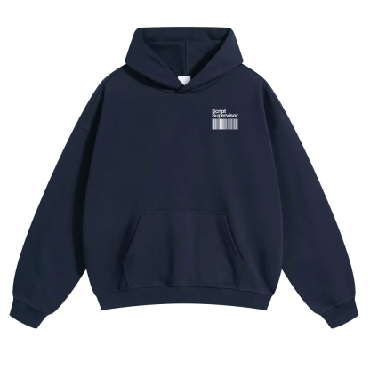 Script Supervisor Unisex Casual Anime Print Hoodie-moweekender