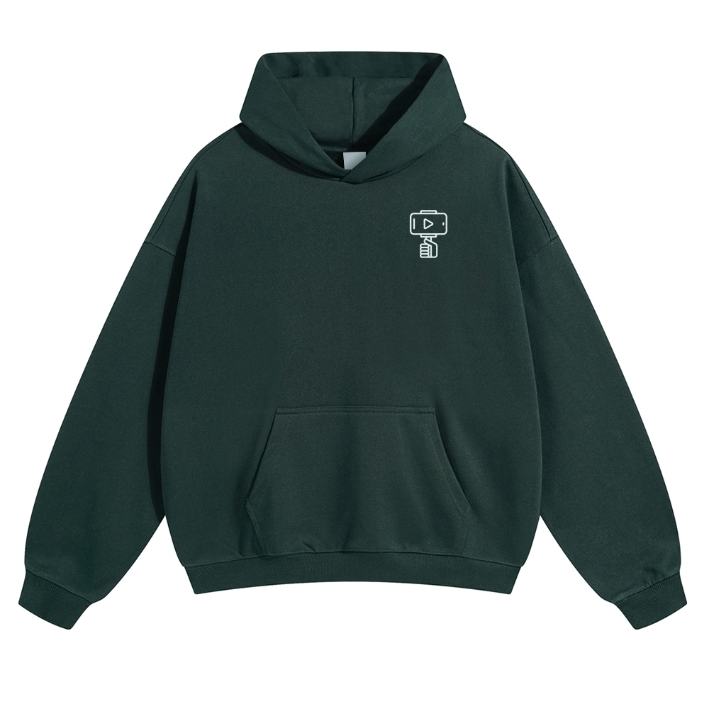 Vlogger Unisex Casual Anime Print Hoodie-moweekender