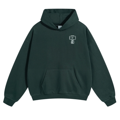 Vlogger Unisex Casual Anime Print Hoodie-moweekender