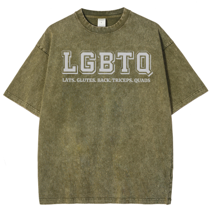 LGBTQ Unisex Fit Washed Oversized T-Shirt-moweekender