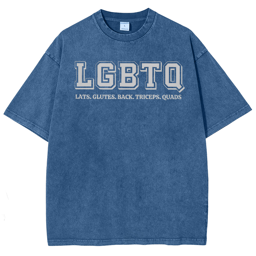 LGBTQ Unisex Fit Washed Oversized T-Shirt-moweekender