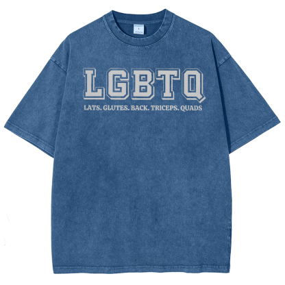 LGBTQ Unisex Fit Washed Oversized T-Shirt-moweekender