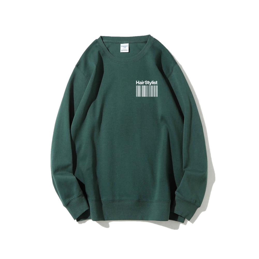 Hair Stylist Crew Neck Long Sleeve Sweatshirt-moweekender