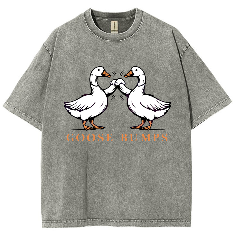 Goose Bumps Vintage Snowflake Washed T-Shirt-moweekender
