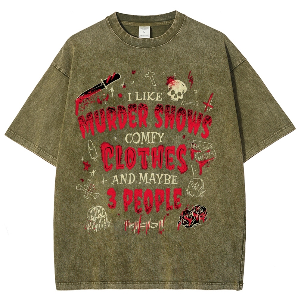 Story Of My Life Vintage Snowflake Washed T-Shirt-moweekender