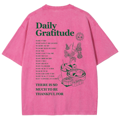 Grateful Aesthetic Summer Unisex Fit Washed T-Shirt-moweekender
