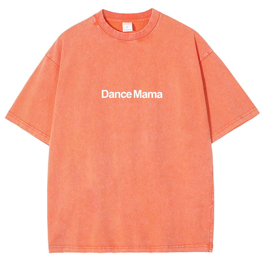 Dance Mama Unisex Fit Washed T-Shirt-moweekender