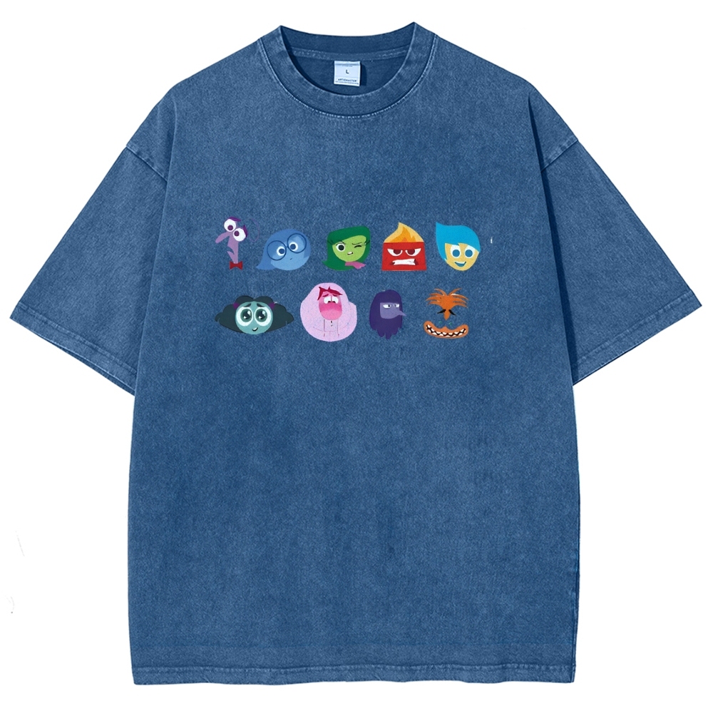 It's Okay To Feel All The Feels Washed T-shirt-moweekender