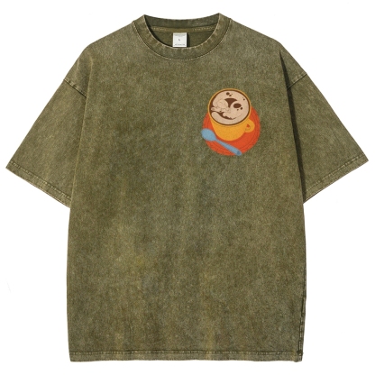 coffee lovers Unisex Fit Washed T-Shirt-moweekender