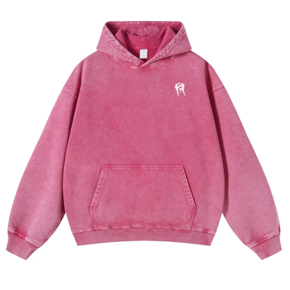 Muay Thai Printed Vintage Washed Hoodie-moweekender
