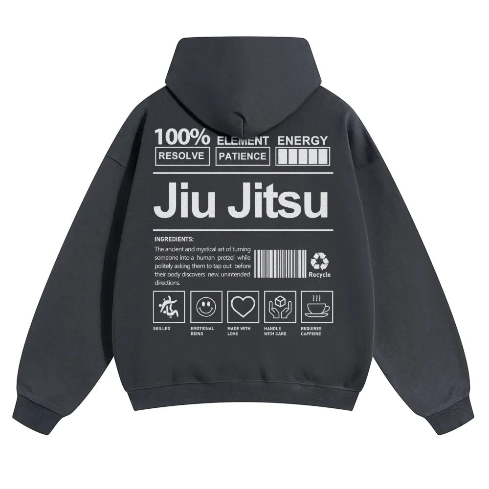 Jiu Jitsu Unisex Casual Anime Print Hoodie-moweekender
