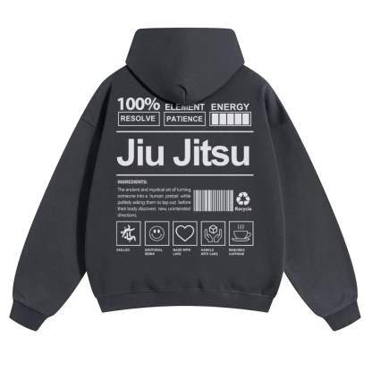 Jiu Jitsu Unisex Casual Anime Print Hoodie-moweekender