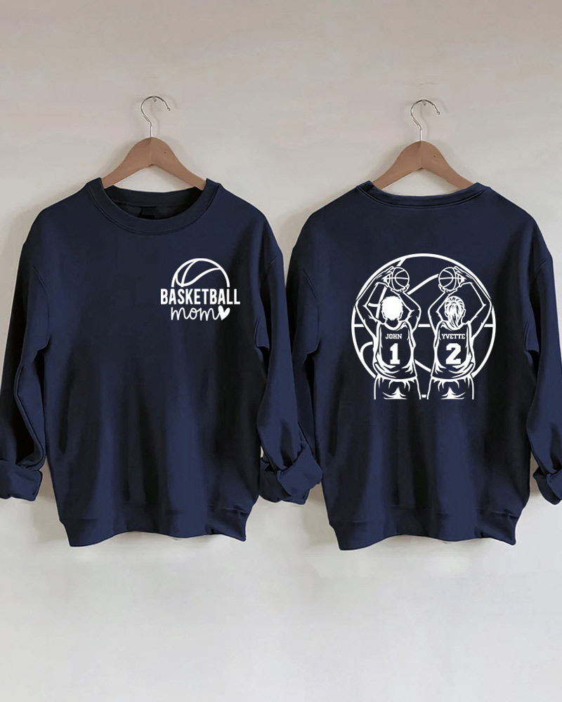 Casual Sport Basketball Printed Sweatshirt-moweekender