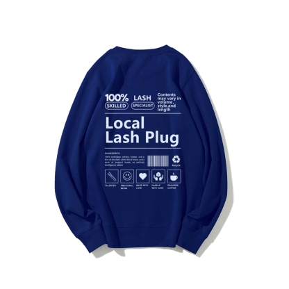 Local Last Plug Long Sleeved Round Neck Sweatshirt-moweekender